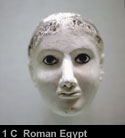 mummy mask, 1 C Roman Egypt, Metropolitan Museum of Art