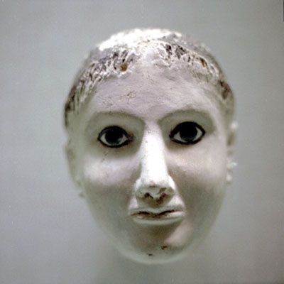 mummy mask, 1 C Roman Egypt, Metropolitan Museum of Art